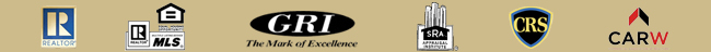 REALTOR, REALTOR MLS and Equal Housing Opportunity, GRI, SRA Appraisal Institute, CRS and Commercial Association of REALTORS Wisconsin